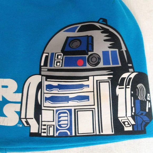 Star wars baby / toddler R2D2 blue beanie - Picture 3 of 4
